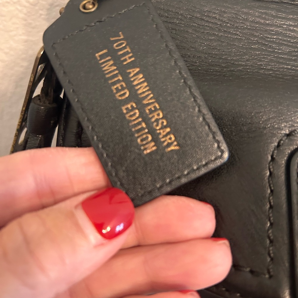 COACH “Willis” 19132 Black 70th Anniversary Limited Edition Leather Crossbody - Picture 6 of 10